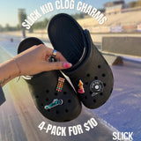 Slick Kids Clog Charms (4-Pack)