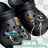 Slick Kids Clog Charms (4-Pack)